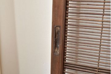 和製アンティーク　涼し気な空間作りにおすすめの御簾戸4枚セット(簾戸、簀戸、葭戸、夏障子、夏戸、葦戸)(R-048224)
