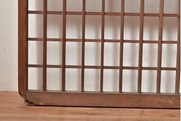 和製アンティーク　涼し気な空間作りにおすすめの御簾戸4枚セット(簾戸、簀戸、葭戸、夏障子、夏戸、葦戸)(R-048224)