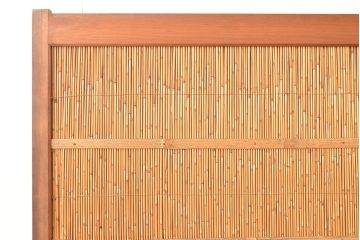 和製アンティーク　夏の暑さを快適にしてくれる、品のある佇まいの簀戸4枚セット(簾戸、簀戸、葭戸、夏障子、すど、葦戸)(R-048226)