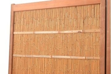 和製アンティーク　夏の暑さを快適にしてくれる、品のある佇まいの簀戸4枚セット(簾戸、簀戸、葭戸、夏障子、すど、葦戸)(R-048226)