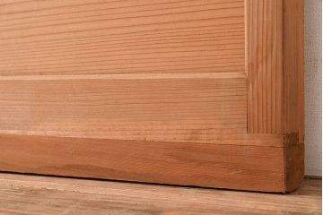 和製アンティーク　夏の暑さを快適にしてくれる、品のある佇まいの簀戸2枚セット(簾戸、簀戸、葭戸、夏障子、すど、葦戸)(R-048228)