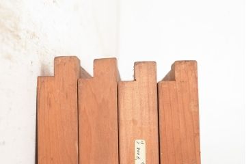 和製アンティーク　透かし彫りが風情を高める御簾戸4枚セット(簾戸、簀戸、葭戸、夏障子、すど、葦戸)(R-048230)