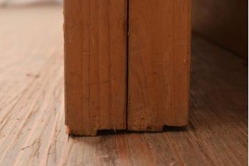 和製アンティーク　涼しげな空間作りに活躍する御簾戸2枚セット(簾戸、簀戸、葭戸、夏障子、すど、葦戸)(R-048232)
