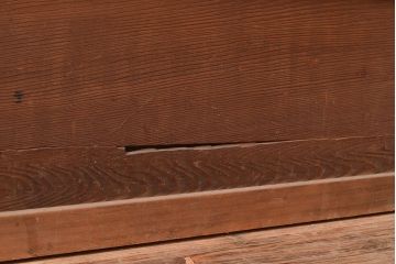 和製アンティーク　お部屋のアクセントにもおすすめ!ジグザク模様がお洒落な御簾戸2枚セット(簾戸、簀戸、葭戸、夏障子、すど、葦戸)(R-048234)