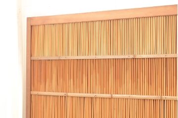 アンティーク建具　和の趣たっぷりの簀戸4枚セット(簾戸、葭戸、夏障子、すど、葦戸)(R-048235)