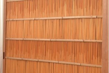 アンティーク建具　和の趣たっぷりの簀戸4枚セット(簾戸、葭戸、夏障子、すど、葦戸)(R-048235)