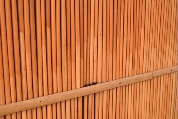 アンティーク建具　和の趣たっぷりの簀戸4枚セット(簾戸、葭戸、夏障子、すど、葦戸)(R-048235)