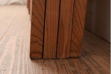 アンティーク建具　和の趣たっぷりの簀戸4枚セット(簾戸、葭戸、夏障子、すど、葦戸)(R-048235)