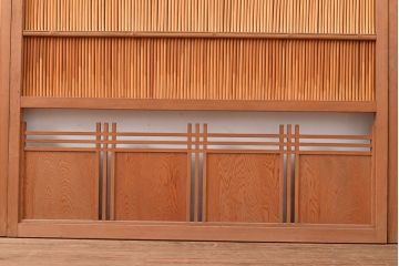 アンティーク建具　和の趣たっぷりの簀戸4枚セット(簾戸、葭戸、夏障子、すど、葦戸)(R-048235)