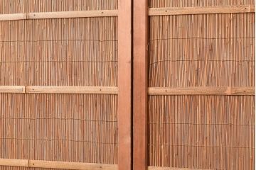 和製アンティーク　和レトロなインテリアに!波千鳥の透かし彫りが愛らしい御簾戸4枚セット(簾戸、簀戸、葭戸、夏障子、すど、葦戸)(R-048237)
