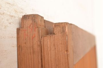 和製アンティーク　涼しげな空間を演出する御簾戸2枚セット(簾戸、簀戸、葭戸、夏障子、すど、葦戸)(R-048238)