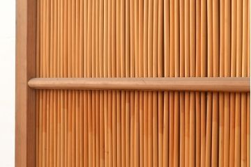和製アンティーク　涼しげな空間を演出する御簾戸2枚セット(簾戸、簀戸、葭戸、夏障子、すど、葦戸)(R-048238)