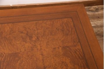 中古　アメリカ製の高級家具!象嵌が施された存在感のあるセンターテーブル(コーヒーテーブル、ローテーブル)(R-048243)