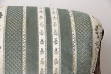 中古　美品　maruni(マルニ木工)　BRITANNIA British classic style　英国アンティークを彷彿とさせるブリタニアシリーズの1人掛けソファ(定価約47万円)(アームソファ、サロンチェア、シングル)(R-048244)