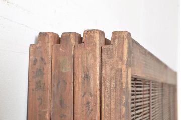 和製アンティーク　涼し気な空間作りにおすすめの御簾戸4枚セット(簾戸、簀戸、葭戸、夏障子、夏戸、葦戸)(R-048249)