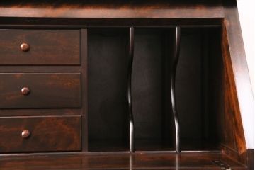 中古　松本民芸家具　コレクションにもおすすめのレアな一品!S.P型ライティングビューロー(定価約78万円)(簿記机、在宅ワーク、在宅用ワークデスク、SP型)(R-048252)