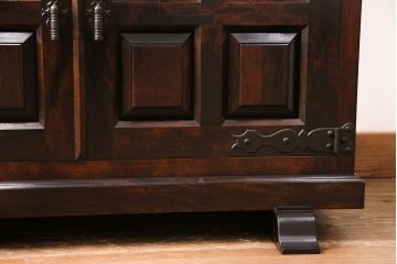 中古　松本民芸家具　コレクションにもおすすめのレアな一品!S.P型ライティングビューロー(定価約78万円)(簿記机、在宅ワーク、在宅用ワークデスク、SP型)(R-048252)
