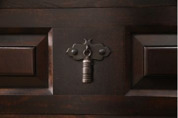 ビンテージ　松本民芸家具　希少!激レア!絶版モデル!コレクションにもおすすめなS.P型サイドボード(収納棚、SP型、ヴィンテージ)(R-048253)