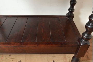 中古　松本民芸家具　コレクションにもおすすめ!クラシックな雰囲気が格好いいS.P型ワインボード(ワインラック、収納棚、戸棚、SP型、キャビネット)(定価約99万円)(R-048254)