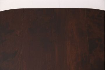 中古　松本民芸家具　深みのある色味がシックな#28型バタフライテーブル(バタフライ卓、ゲートレッグテーブル、ダイニングテーブル)(R-048266)