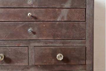 和製アンティーク　ノスタルジックな雰囲気が素敵な医療用キャビネット(ケビント、収納棚、サイドキャビネット)(R-048271)