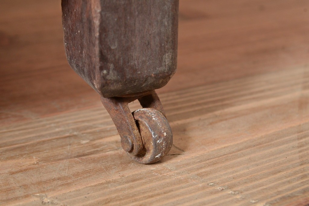 和製アンティーク　ノスタルジックな雰囲気が素敵な医療用キャビネット(ケビント、収納棚、サイドキャビネット)(R-048271)