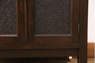 和製アンティーク　ノスタルジックな雰囲気が素敵な医療用キャビネット(ケビント、収納棚、サイドキャビネット)(R-048271)