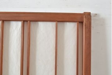 アンティーク建具　経年により味わいを増した木の風合いが魅力的な障子戸4枚セット(引き戸、建具)(R-048272)