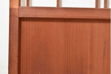アンティーク建具　経年により味わいを増した木の風合いが魅力的な障子戸4枚セット(引き戸、建具)(R-048272)