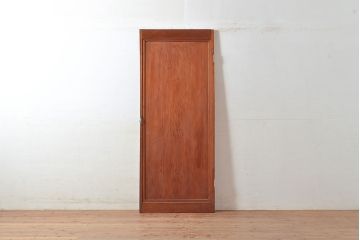 アンティーク建具　秋田杉の一枚板を使用した、シンプルな扉(ドア、建具)(R-048276)