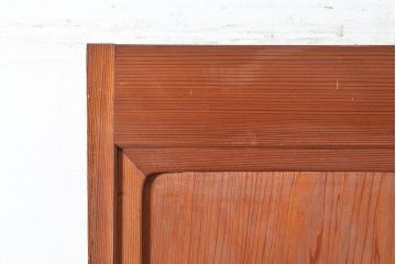 アンティーク建具　秋田杉の一枚板を使用した、シンプルな扉(ドア、建具)(R-048276)