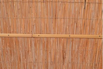 和製アンティーク　光の変化が楽しめる、異なるデザインを組み合わせた御簾戸4枚セット(建具、簾戸、簀戸、葭戸、夏障子、すど、葦戸)(R-048277)