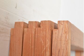 和製アンティーク　光の変化が楽しめる、異なるデザインを組み合わせた御簾戸4枚セット(建具、簾戸、簀戸、葭戸、夏障子、すど、葦戸)(R-048277)