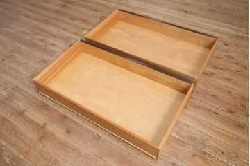 中古　松本民芸家具　当店リメイク　D-I型洋服タンス　こだわりの空間作りに活躍する、落ち着いた雰囲気の収納棚(靴箱、下駄箱、キャビネット)(定価約60万円)(R-048283)