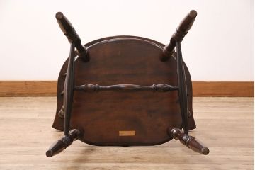 中古　松本民芸家具　座り心地の良さが魅力の#91型キャプテンチェア(アームチェア、椅子、ダイニングチェア)(R-048285)