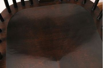 中古　松本民芸家具　#44A型　座り心地の良さと優美なデザインが魅力的なウィンザーチェア(アームチェア、椅子、ウインザーチェア)(定価約18万円)(R-048287)