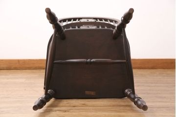 中古　松本民芸家具　#44A型　座り心地の良さと優美なデザインが魅力的なウィンザーチェア(アームチェア、椅子、ウインザーチェア)(定価約18万円)(R-048287)