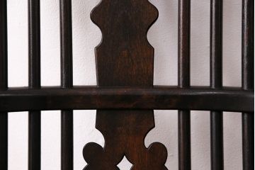 中古　松本民芸家具　#44A型　座り心地の良さと優美なデザインが魅力的なウィンザーチェア(アームチェア、椅子、ウインザーチェア)(定価約18万円)(R-048288)