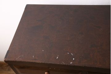 中古　松本民芸家具　D型整理タンスI　和洋どちらにも馴染む上品な佇まいのチェスト(洋服タンス、和たんす、収納箪笥、引き出し)(定価約39万円)(R-048291)