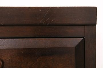 中古　松本民芸家具　D型整理タンスI　和洋どちらにも馴染む上品な佇まいのチェスト(洋服タンス、和たんす、収納箪笥、引き出し)(定価約39万円)(R-048291)