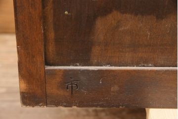 中古　松本民芸家具　D型整理タンスI　和洋どちらにも馴染む上品な佇まいのチェスト(洋服タンス、和たんす、収納箪笥、引き出し)(定価約39万円)(R-048291)