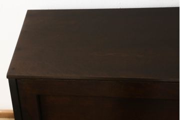 中古　北海道民芸家具　希少　絶版品!品のある佇まいが魅力的な高山式ライティングビューロー(簿記机、在宅ワーク、在宅用ワークデスク、引き出し、チェスト)(R-048293)