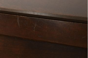 中古　北海道民芸家具　希少　絶版品!品のある佇まいが魅力的な高山式ライティングビューロー(簿記机、在宅ワーク、在宅用ワークデスク、引き出し、チェスト)(R-048293)