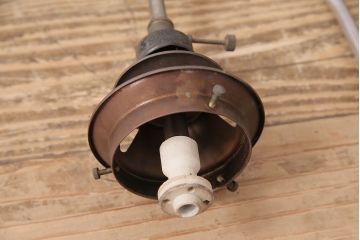 アンティーク照明　当時物!大阪瓦斯(ガス)製のレトロなガス燈(ガスランプ、スタンド照明、ディスプレイ)(R-048295)