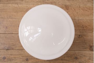 アンティーク照明　昭和レトロ　シャビーシックな風合いがお洒落な雰囲気を醸し出す大振りの天井照明(ペンダントライト、吊り下げ照明)(R-048299)