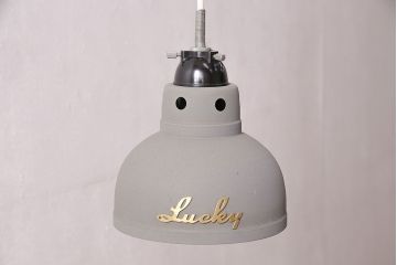ヴィンテージ照明　LUCKY インダストリアルな雰囲気漂う工業系の天井照明(吊り下げ照明、ペンダントライト、ビンテージ)(R-048301)