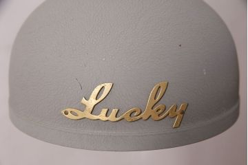ヴィンテージ照明　LUCKY インダストリアルな雰囲気漂う工業系の天井照明(吊り下げ照明、ペンダントライト、ビンテージ)(R-048301)
