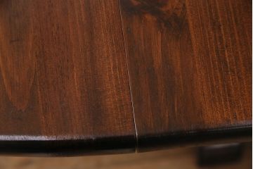 アメリカヴィンテージ　ETHAN ALLEN(イーセンアーレン)　重厚な落ち着いた雰囲気が魅力的なエクステンションテーブル(ダイニングテーブル、ビンテージ)(R-048302)