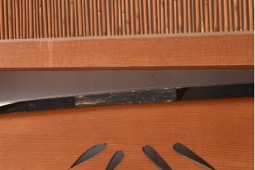 和製アンティーク　竹と飛ぶ鳥の透かしが風情漂う御簾戸4枚セット(簾戸、簀戸、葭戸、夏障子、夏戸、すど、葦戸)(R-048310)