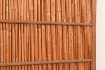 アンティーク建具　鮎の絵柄が風情を高める簀戸4枚セット(簾戸、葭戸、夏障子、夏戸、すど、葦戸)(R-048318)